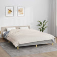 Vidaxx Gewichtsdecke 200x225 cm 9 kg Stoff hellcreme