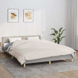 Vidaxx Gewichtsdecke 200x225 cm 13 kg Stoff hellcreme
