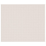 Vidaxx Gewichtsdecke 220x260 cm 15 kg Stoff hellcreme