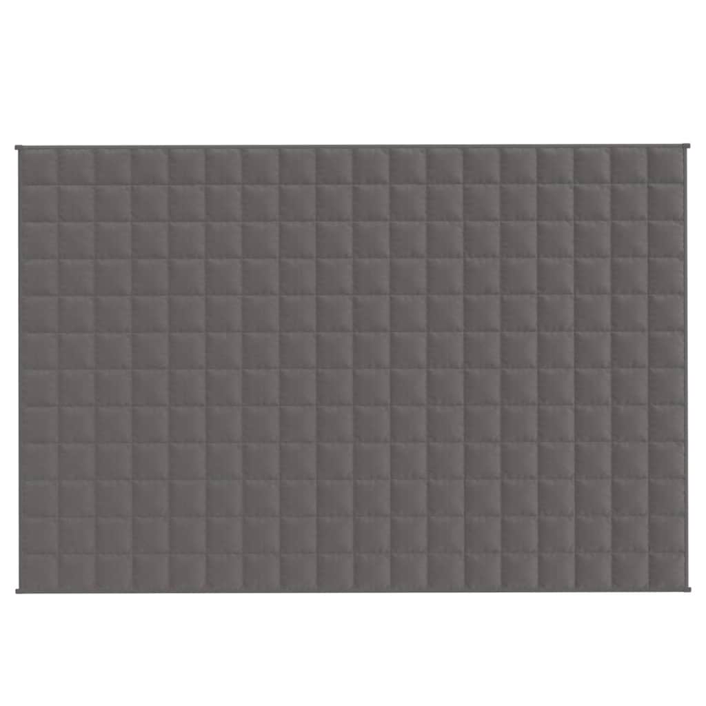 Vidaxx Gewichtsdecke 120x180 cm 5 kg Stoff grau