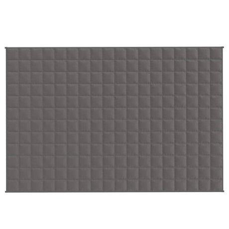 Vidaxx Gewichtsdecke 120x180 cm 5 kg Stoff grau
