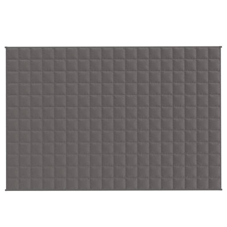 Vidaxx Gewichtsdecke 120x180 cm 9 kg Stoff grau