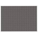 Vidaxx Gewichtsdecke 138x200 cm 10 kg Stoff grau
