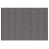 Vidaxx Gewichtsdecke 150x200 cm 7 kg Stoff grau