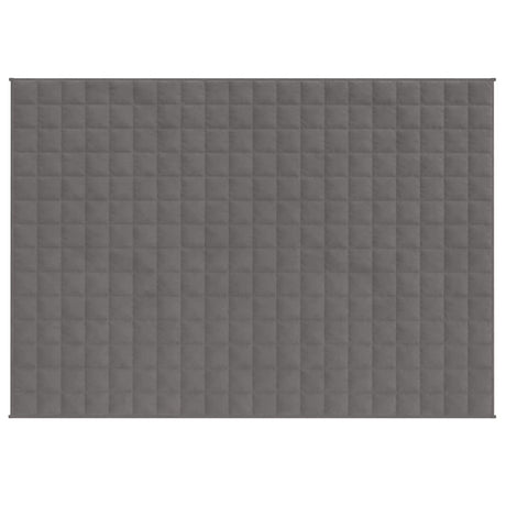 Vidaxx Gewichtsdecke 150x200 cm 7 kg Stoff grau