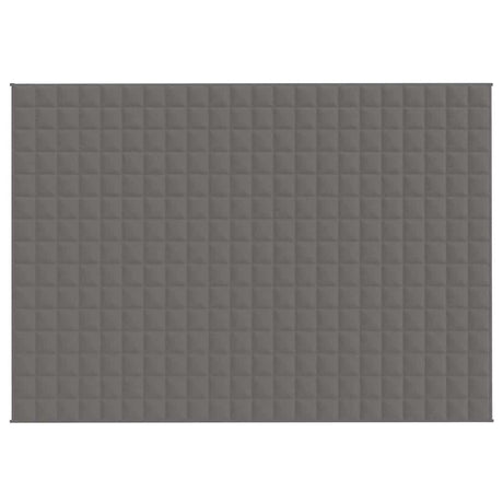 Vidaxx Gewichtsdecke 155x220 cm 7 kg Stoff grau