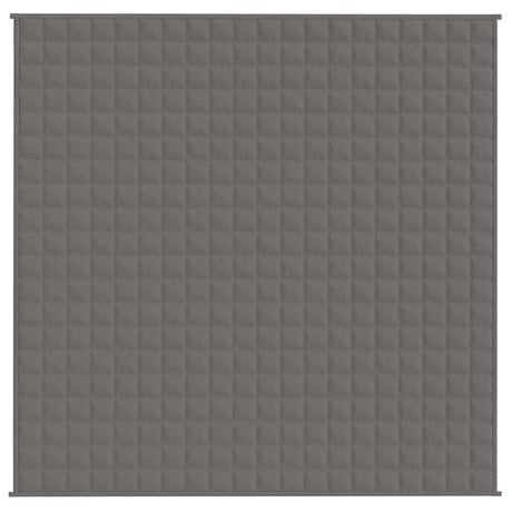 Vidaxx Gewichtsdecke 200x200 cm 13 kg Stoff grau