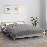 Vidaxx Gewichtsdecke 200x200 cm 13 kg Stoff grau