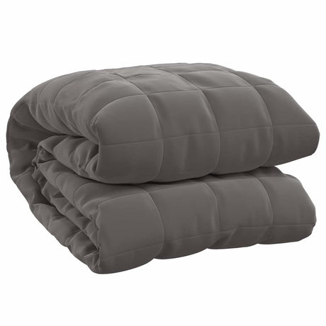 Vidaxx Gewichtsdecke 220x235 cm 11 kg Stoff grau