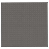 Vidaxx Gewichtsdecke 220x235 cm 15 kg Stoff grau