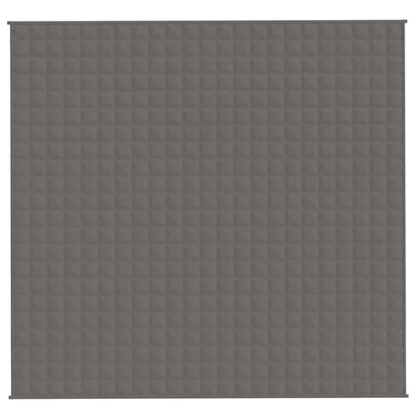 Vidaxx Gewichtsdecke 220x235 cm 15 kg Stoff grau
