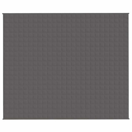 Vidaxx Gewichtsdecke 220x260 cm 15 kg Stoff grau