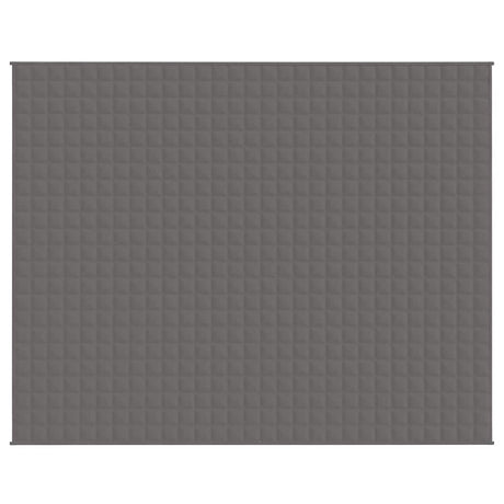 Vidaxx Gewichtsdecke 235x290 cm 11 kg Stoff grau