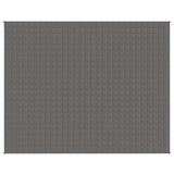 Vidaxx Gewichtsdecke 235x290 cm 15 kg Stoff grau