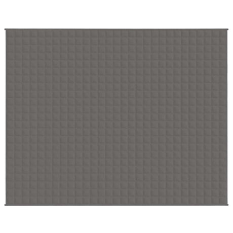 Vidaxx Gewichtsdecke 235x290 cm 15 kg Stoff grau