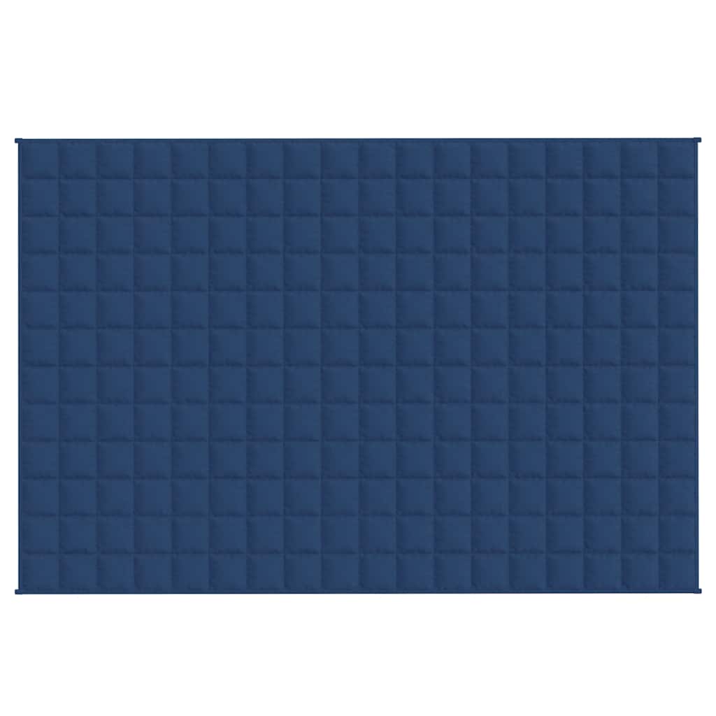 Vidaxx Gewichtsdecke 120x180 cm 5 kg Stoff blau