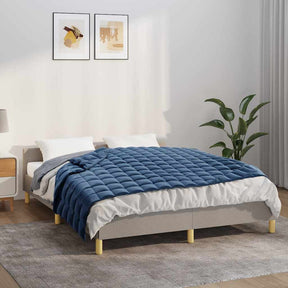 Vidaxx Gewichtsdecke 120x180 cm 5 kg Stoff blau