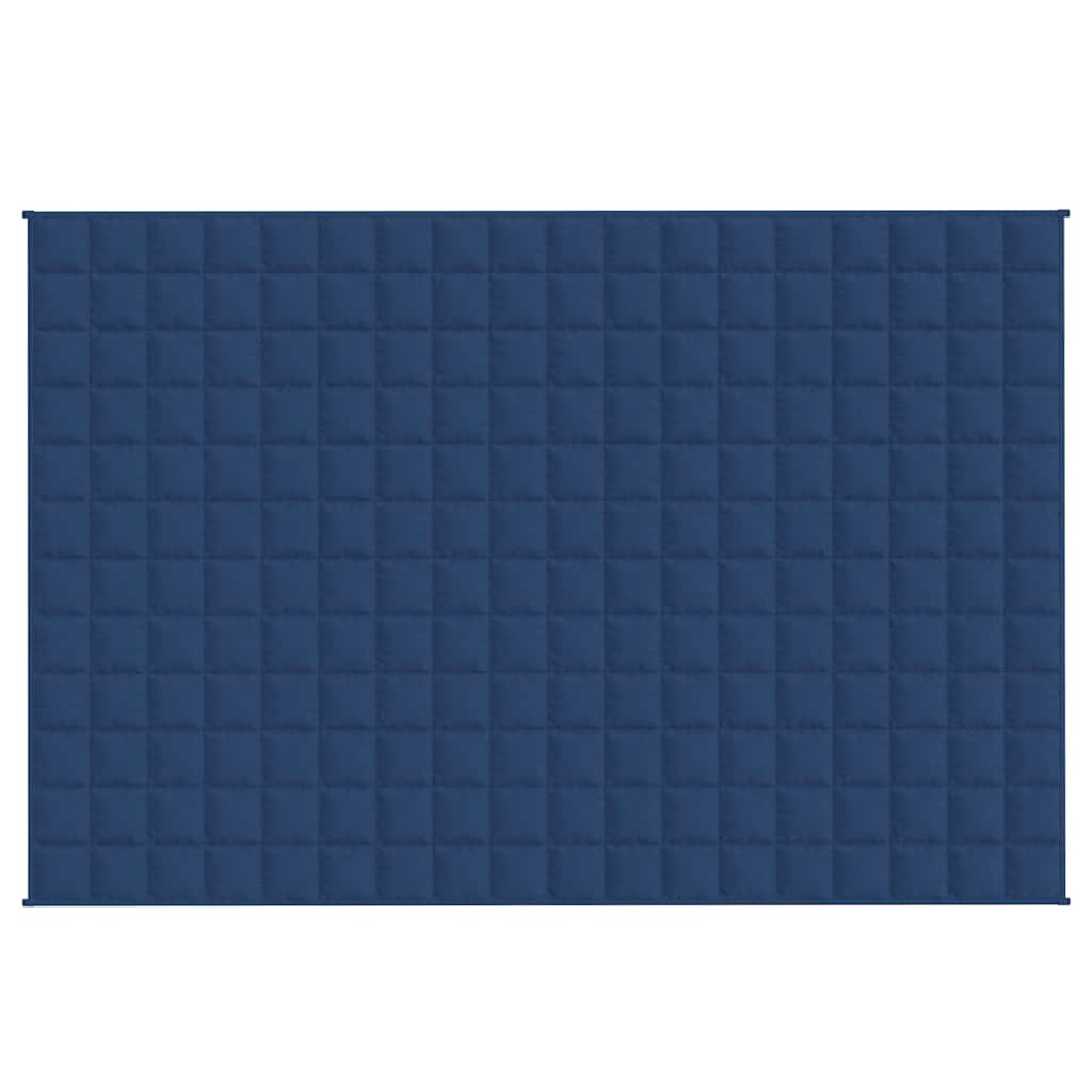 Vidaxx Gewichtsdecke 120x180 cm 9 kg Stoff blau
