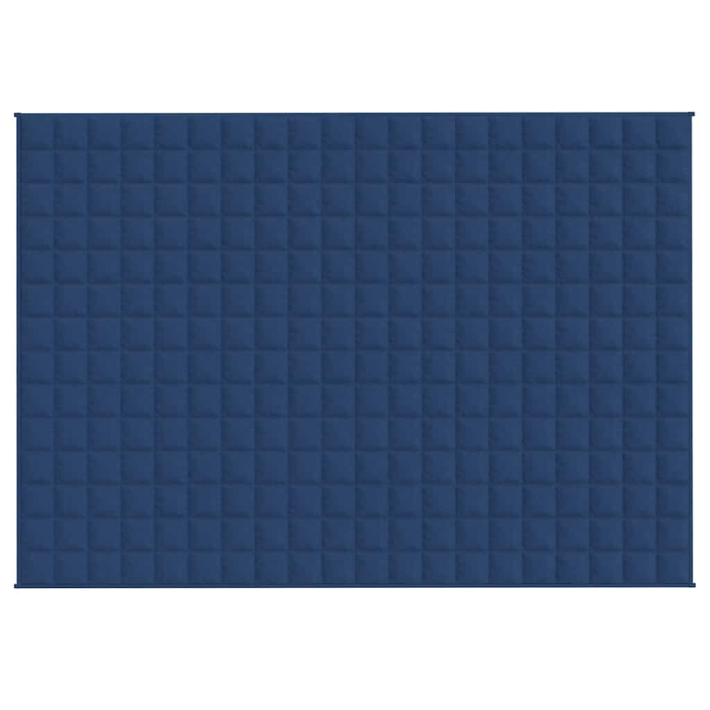 Vidaxx Gewichtsdecke 138x200 cm 10 kg Stoff blau