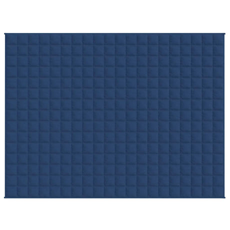 Vidaxx Gewichtsdecke 150x200 cm 7 kg Stoff blau