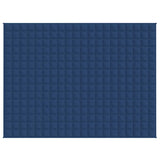 Vidaxx Gewichtsdecke 150x200 cm 11 kg Stoff blau