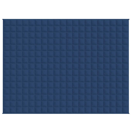 Vidaxx Gewichtsdecke 150x200 cm 11 kg Stoff blau