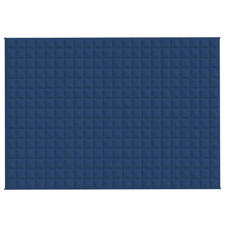 Vidaxx Gewichtsdecke 155x220 cm 7 kg Stoff blau