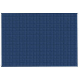 Vidaxx Gewichtsdecke 155x220 cm 11 kg Stoff blau