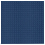 Vidaxx Gewichtsdecke 200x200 cm 9 kg Stoff blau