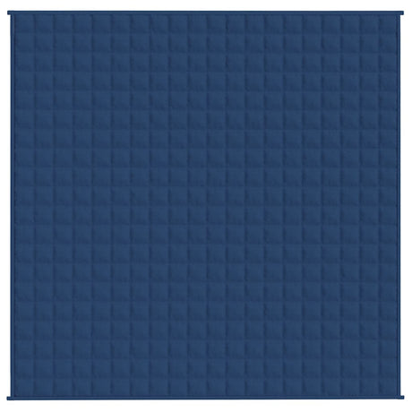 Vidaxx Gewichtsdecke 200x200 cm 9 kg Stoff blau