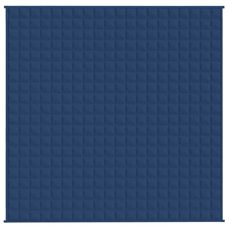 Vidaxx Gewichtsdecke 200x200 cm 13 kg Stoff blau
