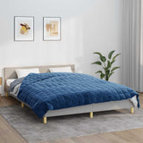 VidaXL Gewichtsdecke 200x225 cm 9 kg Stoff blau
