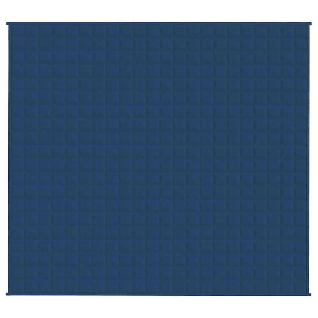 Vidaxx Gewichtsdecke 200x225 cm 13 kg Stoff blau