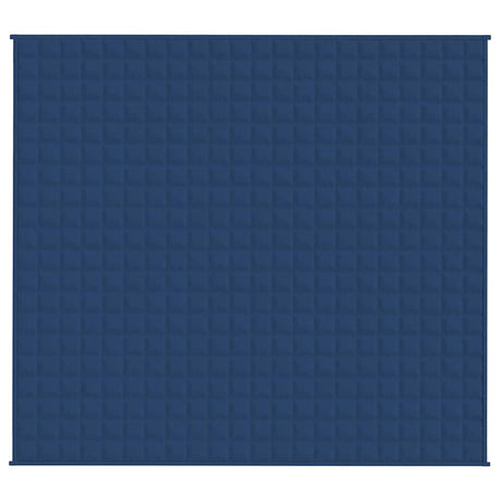 Vidaxx Gewichtsdecke 200x225 cm 13 kg Stoff blau