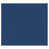 Vidaxx Gewichtsdecke 220x235 cm 11 kg Stoff blau