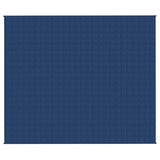 Vidaxx Gewichtsdecke 220x260 cm 11 kg Stoff blau