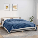 Vidaxx Gewichtsdecke 220x260 cm 11 kg Stoff blau