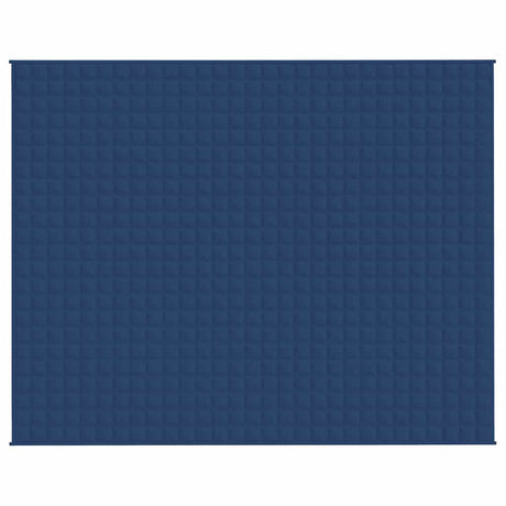 Vidaxx Gewichtsdecke 235x290 cm 15 kg Stoff blau