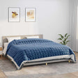 Vidaxx Gewichtsdecke 235x290 cm 15 kg Stoff blau