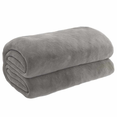 Vidaxx Gewichtsdecke mit Bezug 150x200 cm 7 kg Stoff grau
