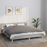 Vidaxx Gewichtsdecke mit Bezug 155x220 cm 7 kg Stoff grau