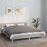 Vidaxx Gewichtsdecke mit Bezug 155x220 cm 11 kg Stoff grau