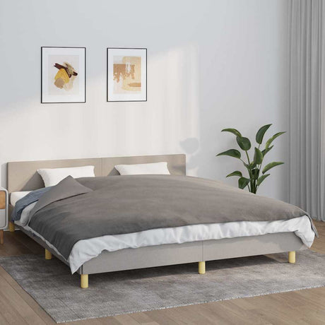 Vidaxx Gewichtsdecke mit Bezug 155x220 cm 11 kg Stoff grau
