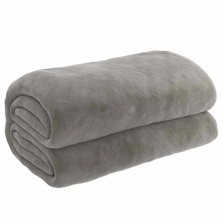 Vidaxx Gewichtsdecke mit Bezug 200x200 cm 13 kg Stoff grau