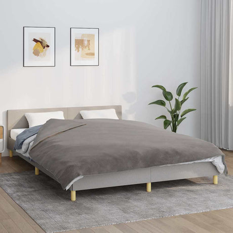 Vidaxx Gewichtsdecke mit Bezug 200x200 cm 13 kg Stoff grau