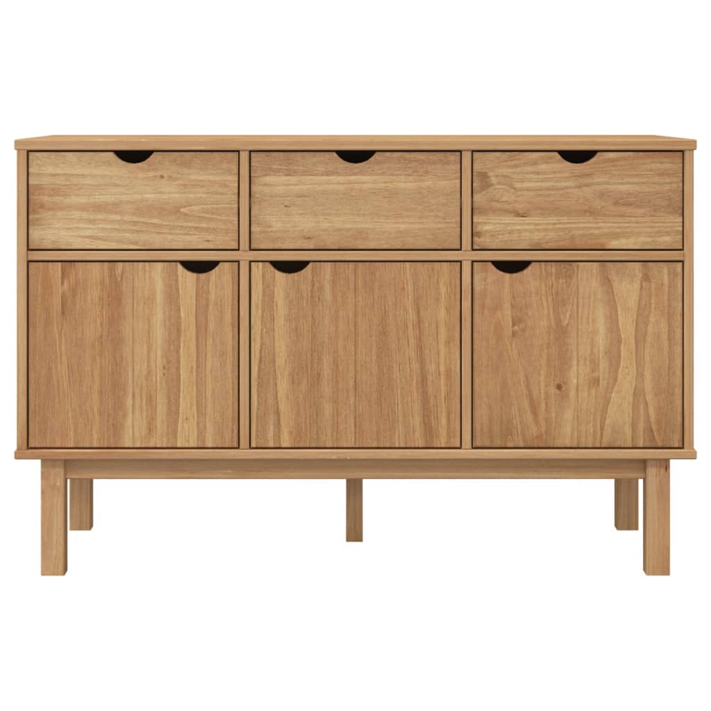Vidaxl dressoir otta 114x43x73,5 cm massief grenenhout