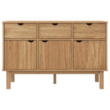 Vidaxl dressoir otta 114x43x73,5 cm massief grenenhout