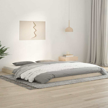 Vidaxl bedframe massief grenenhout 180x200 cm