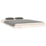 Vidaxl bedframe massief grenenhout wit 120x200 cm