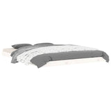 Vidaxl bedframe massief grenenhout wit 135x190 cm